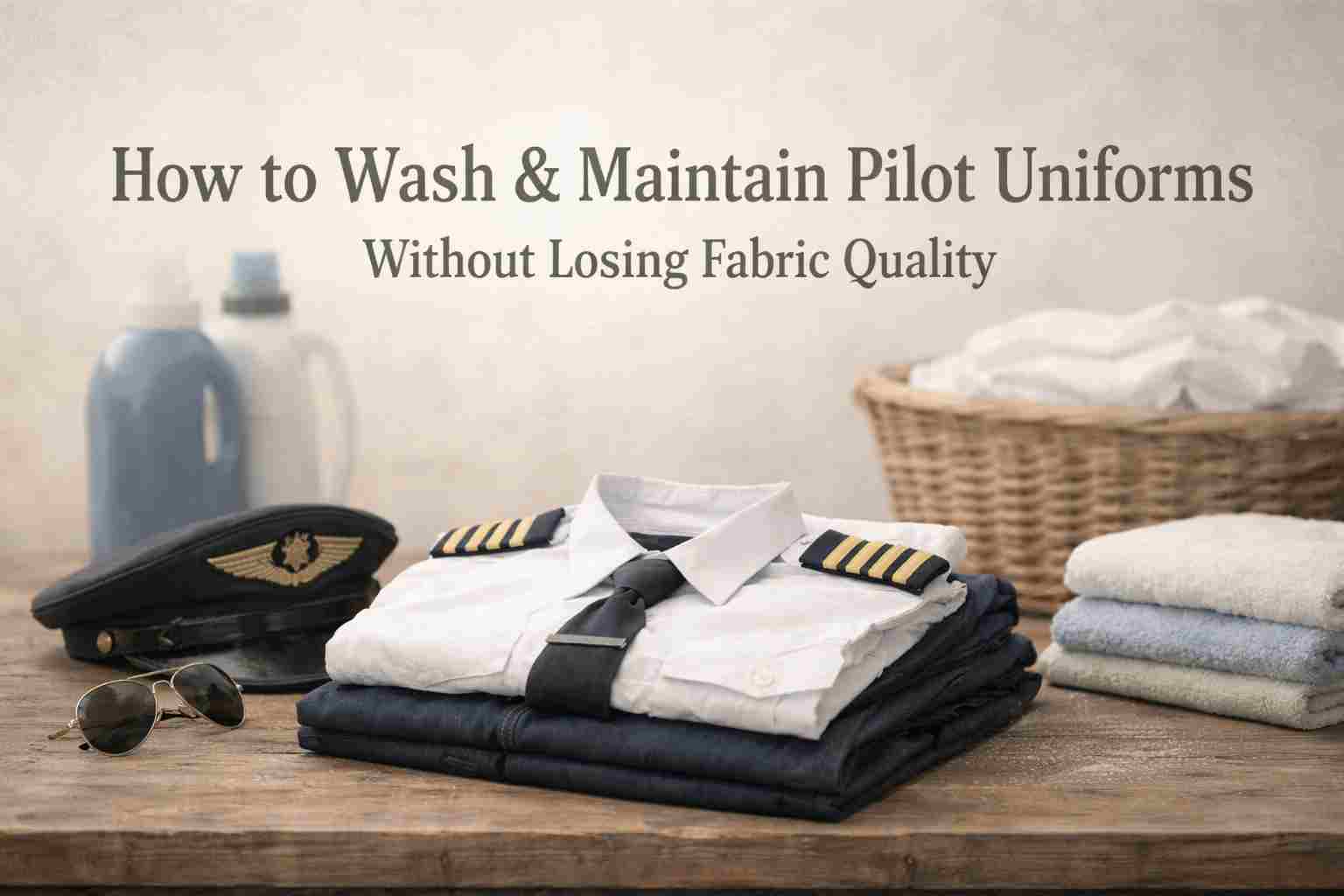 How to Wash & Maintain Pilot Uniforms Without Losing Fabric Quality
