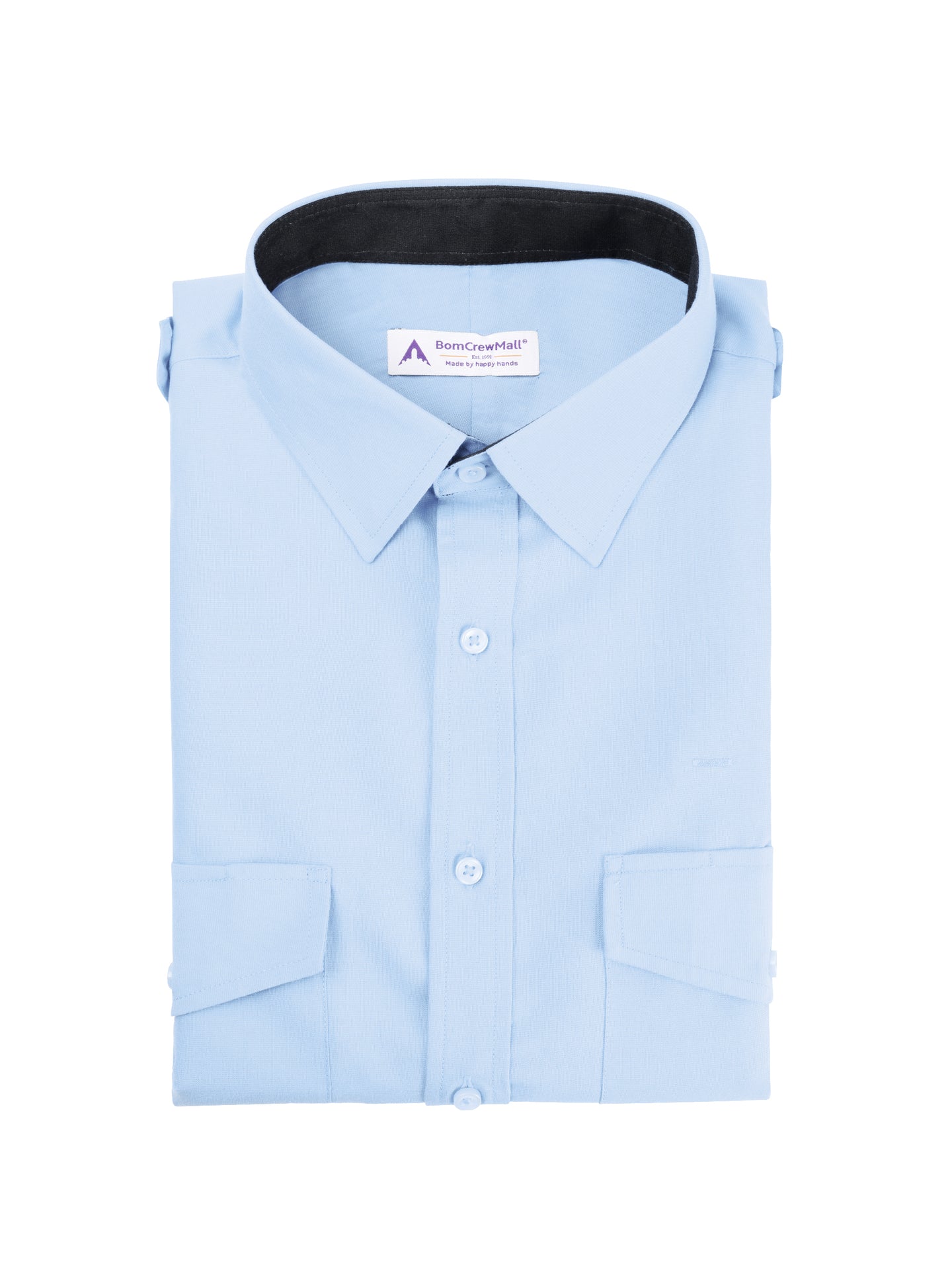 Blue Short Sleeve Polycotton In-Stock Pilot Shirt – Women’s