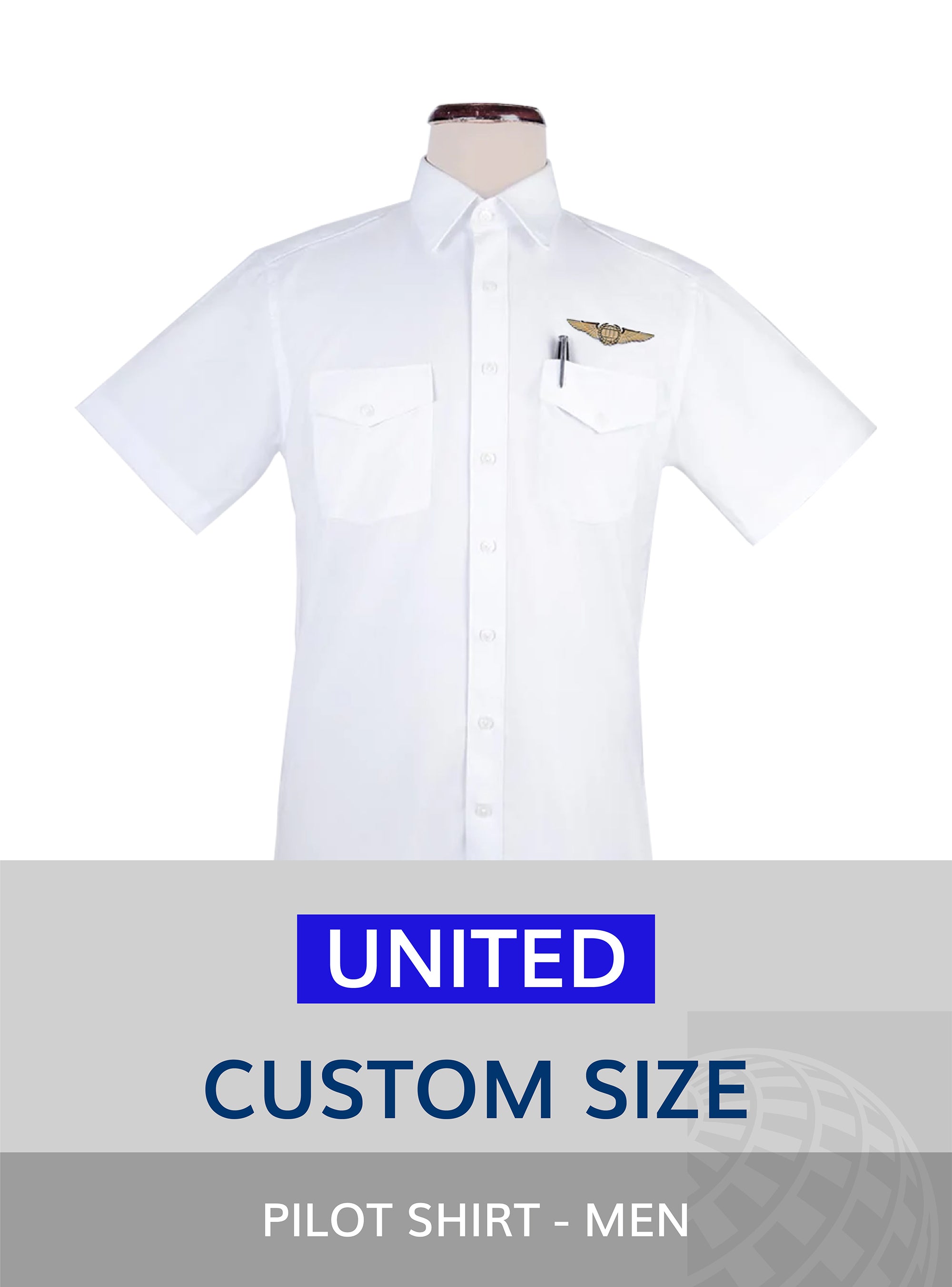 United Custom size pilot shit for men