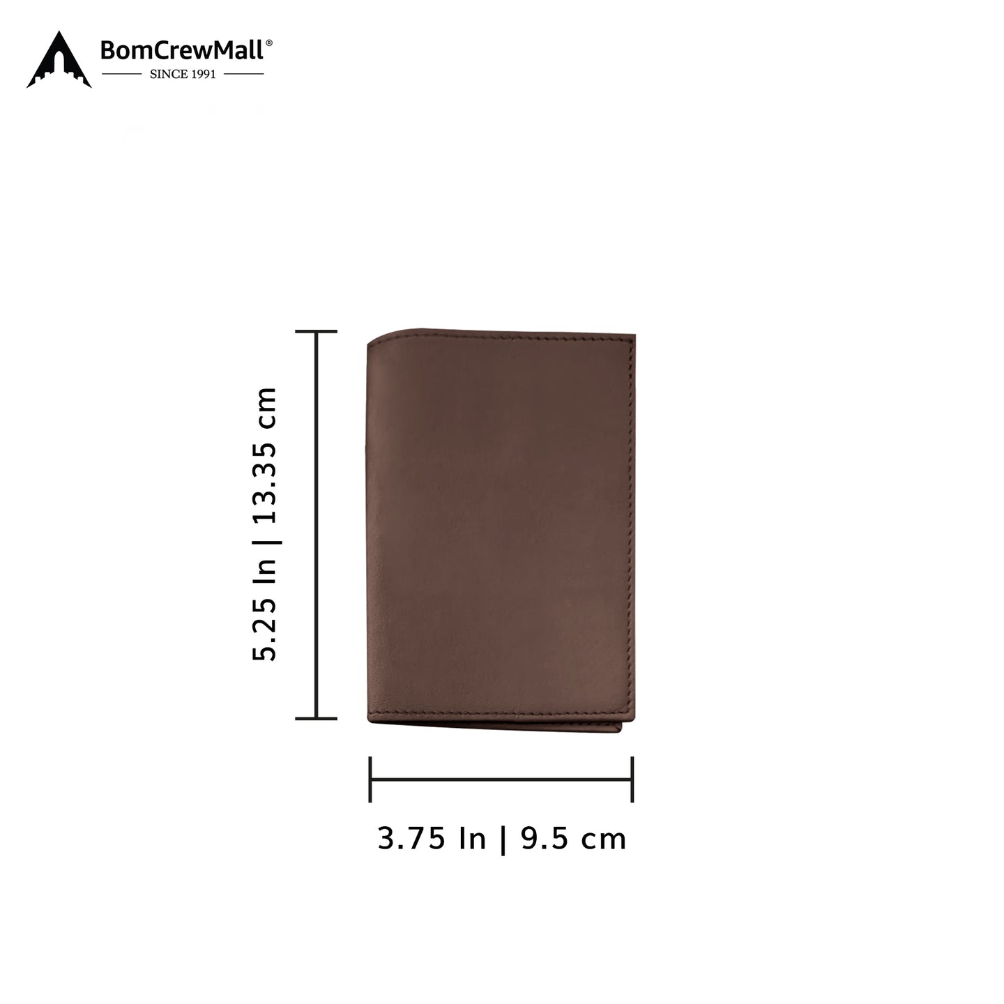 Image displays dimension of a wallet