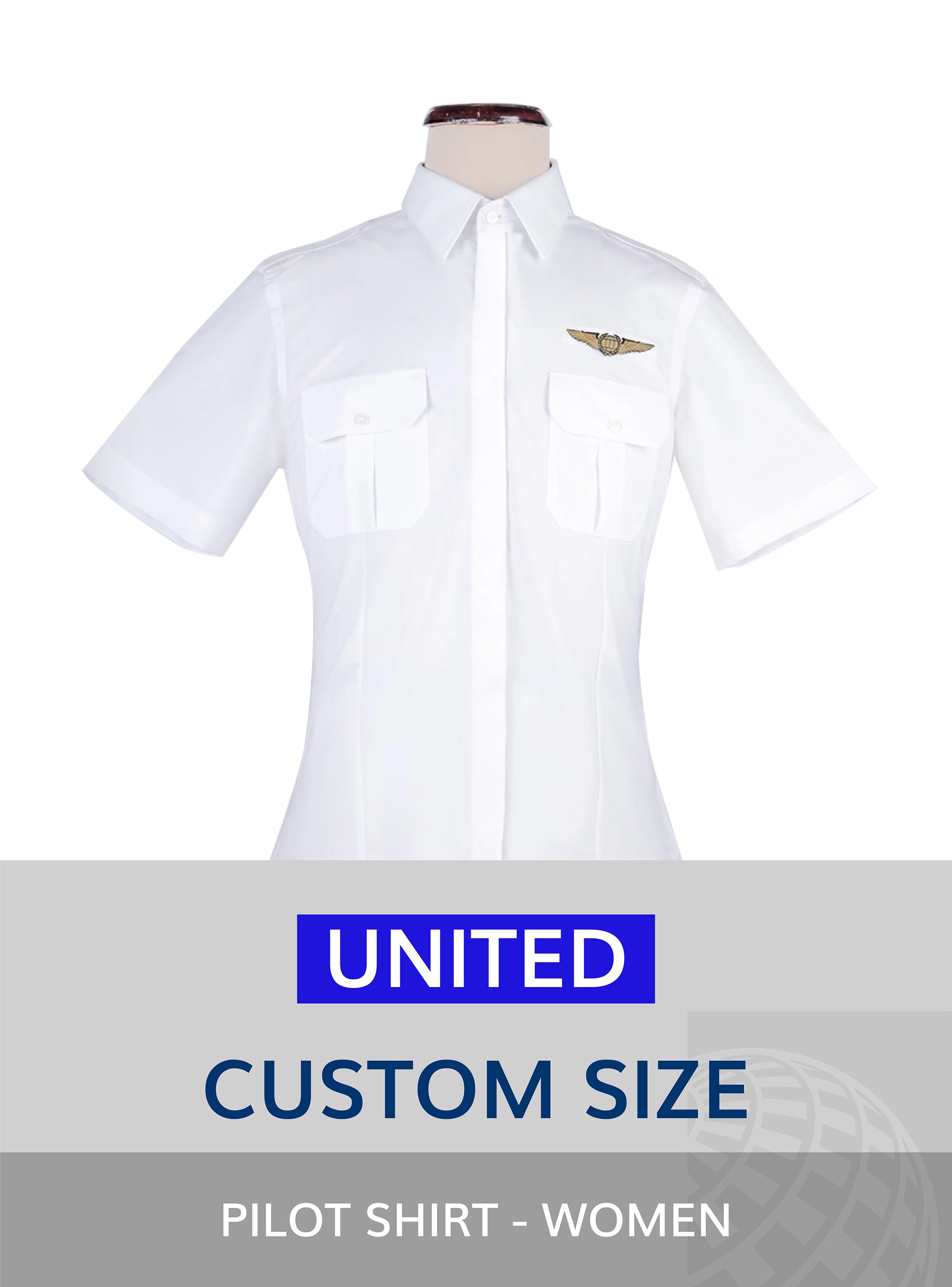 United Custom size pilot shit for women