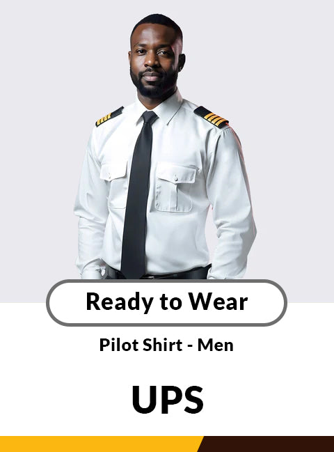 pilot dress shirts Aviator Pilot Shirt Men Long Sleeve 19.5 36/37 White