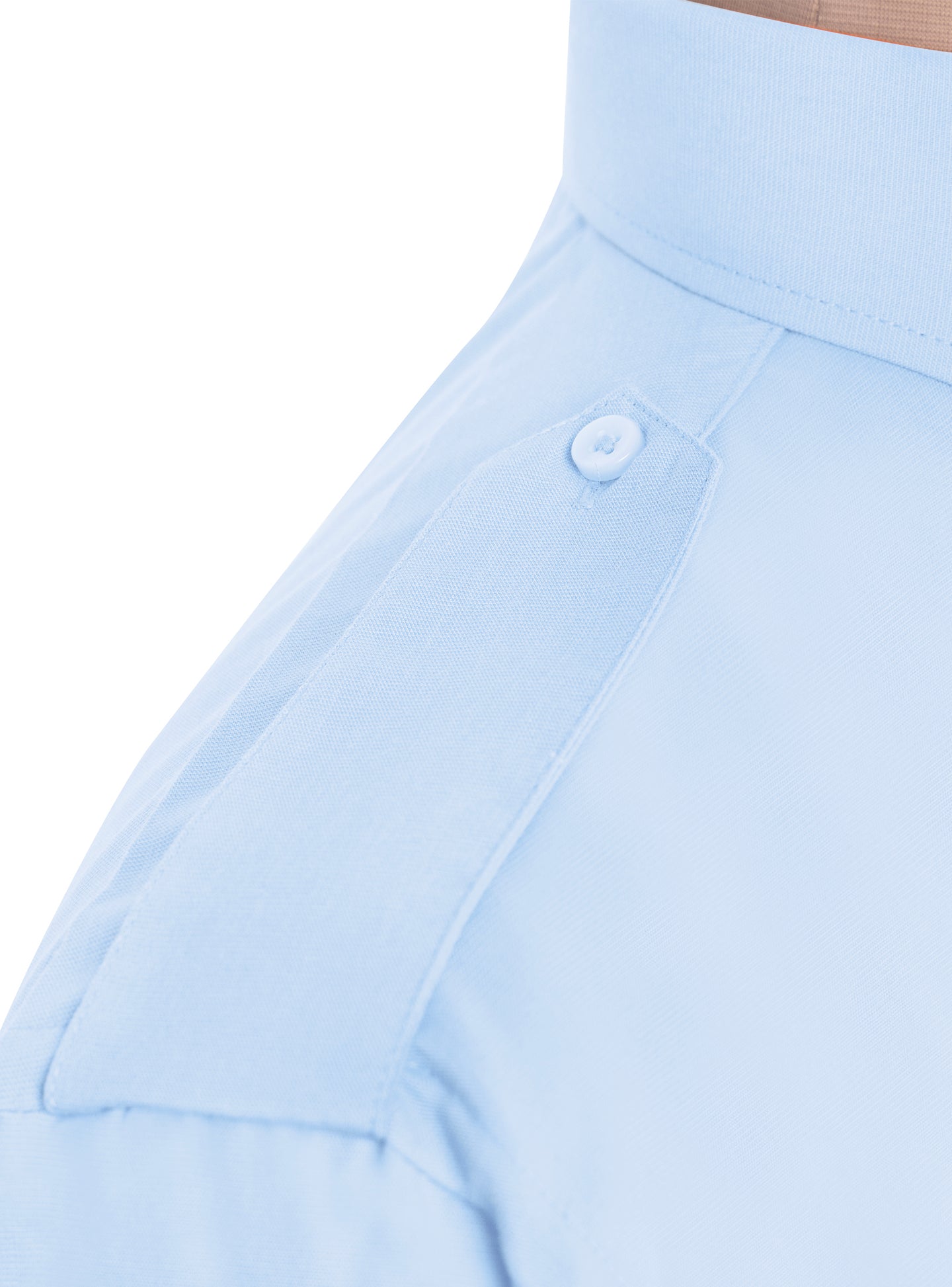 Custom Short Sleeve Blue Polycotton Pilot Shirt – Women’s