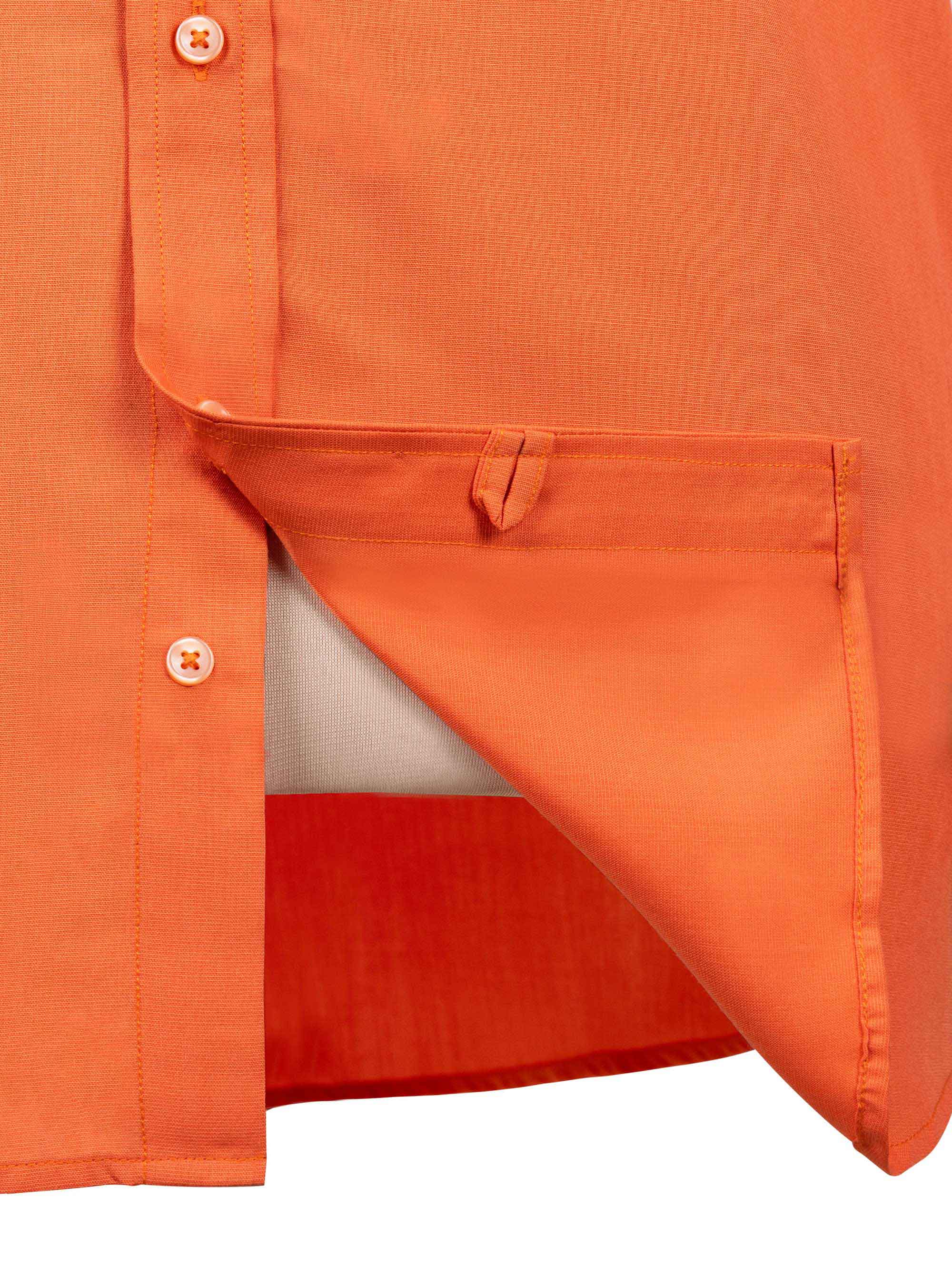 Custom Orange Pilot Shirt Women