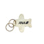 ANA Brass Bag Tag - Key Holder - Golden