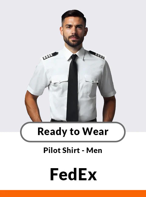 Men's Short Sleeve Pilot Shirt | Standard Fit | FedEx