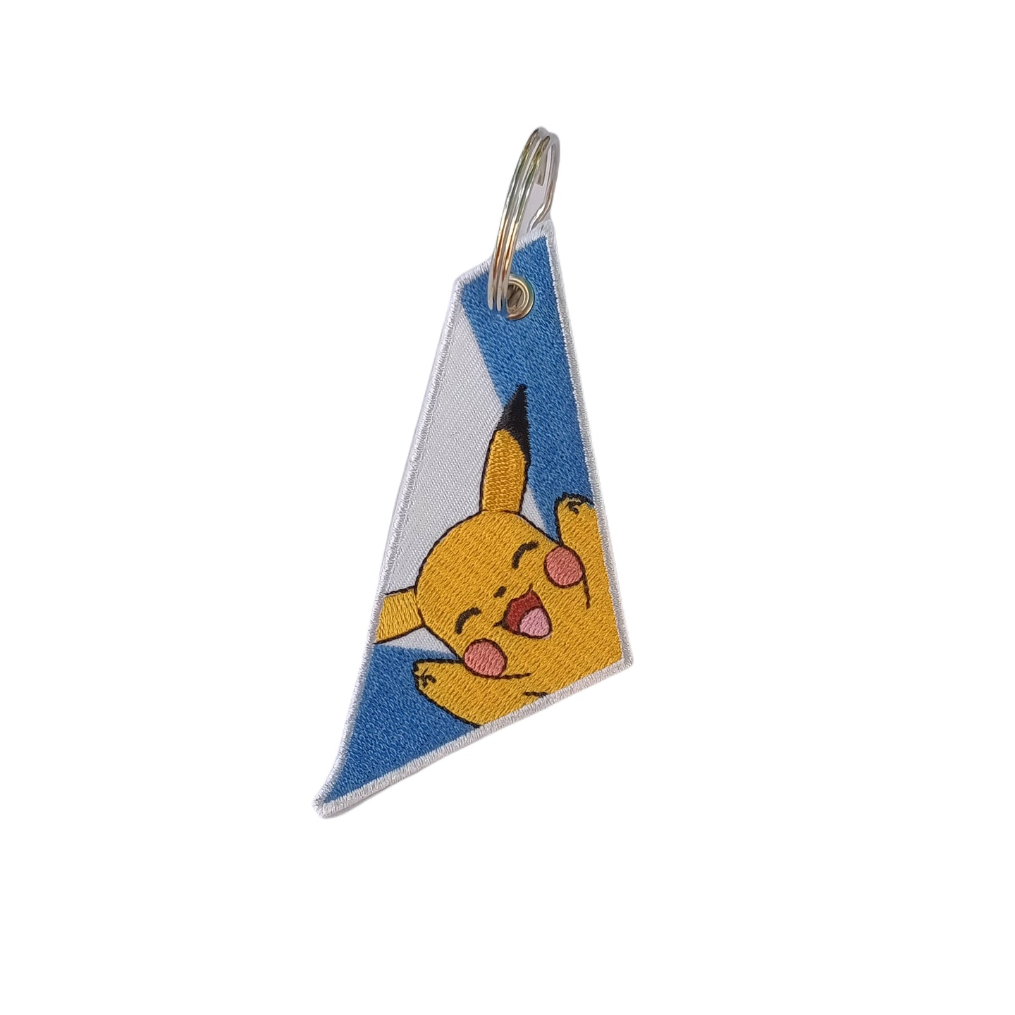 TAIL PIKACHU EMBROIDERY BAG TAG-YELLOW