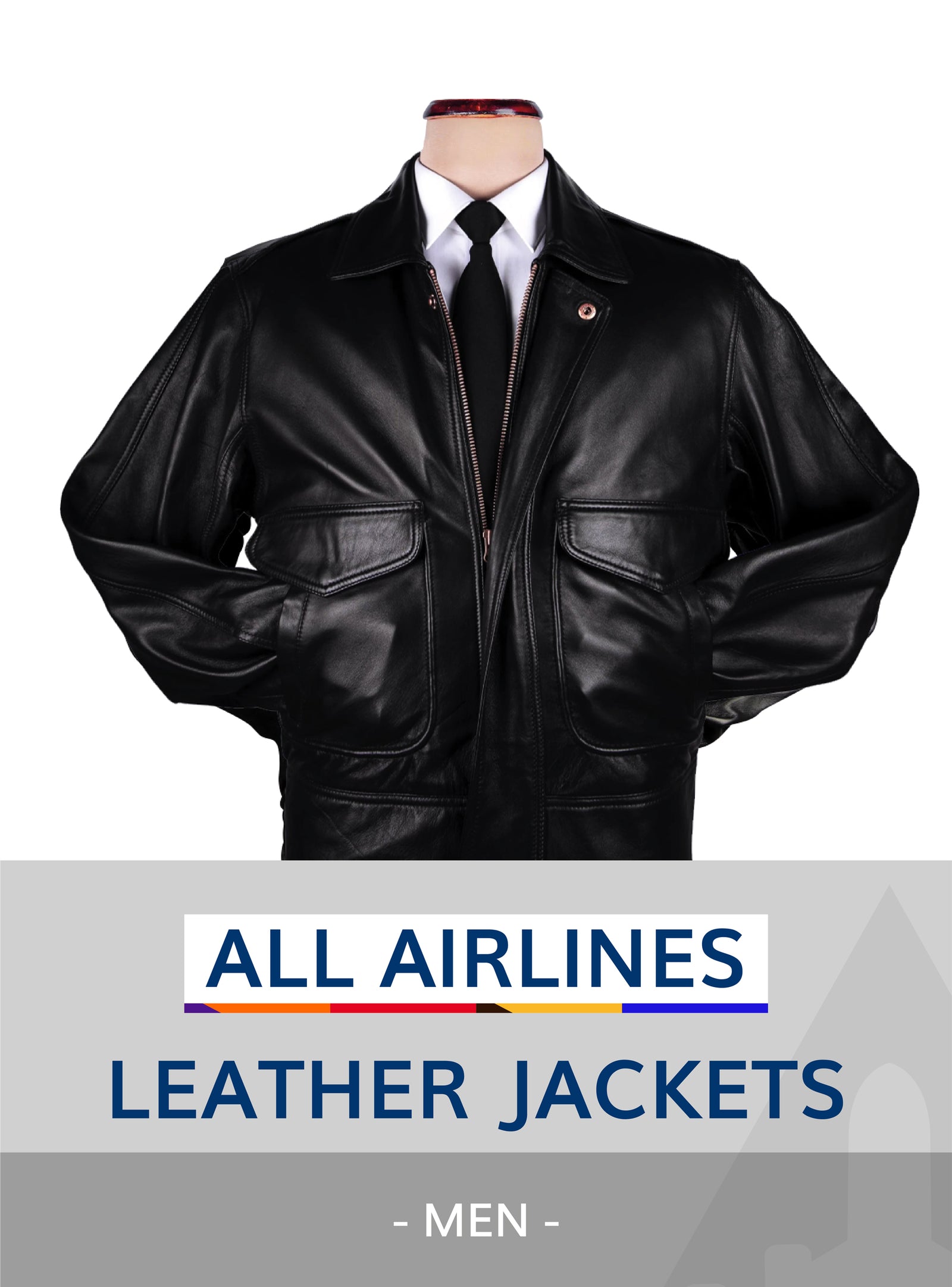 All Airlines leather jacket for men