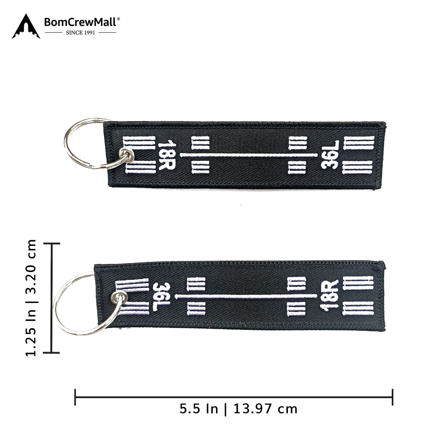 18R 36L EMBROIDERY BAG TAG