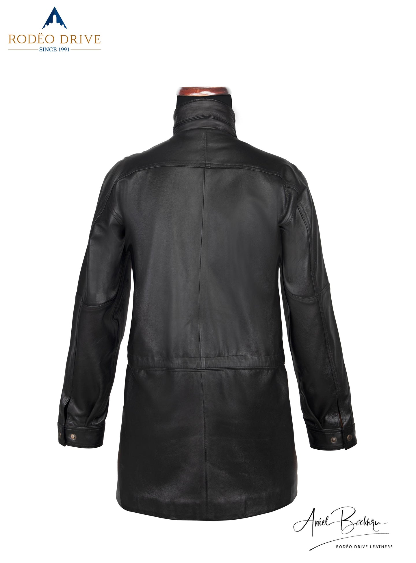 Back side image of bomber jacket.