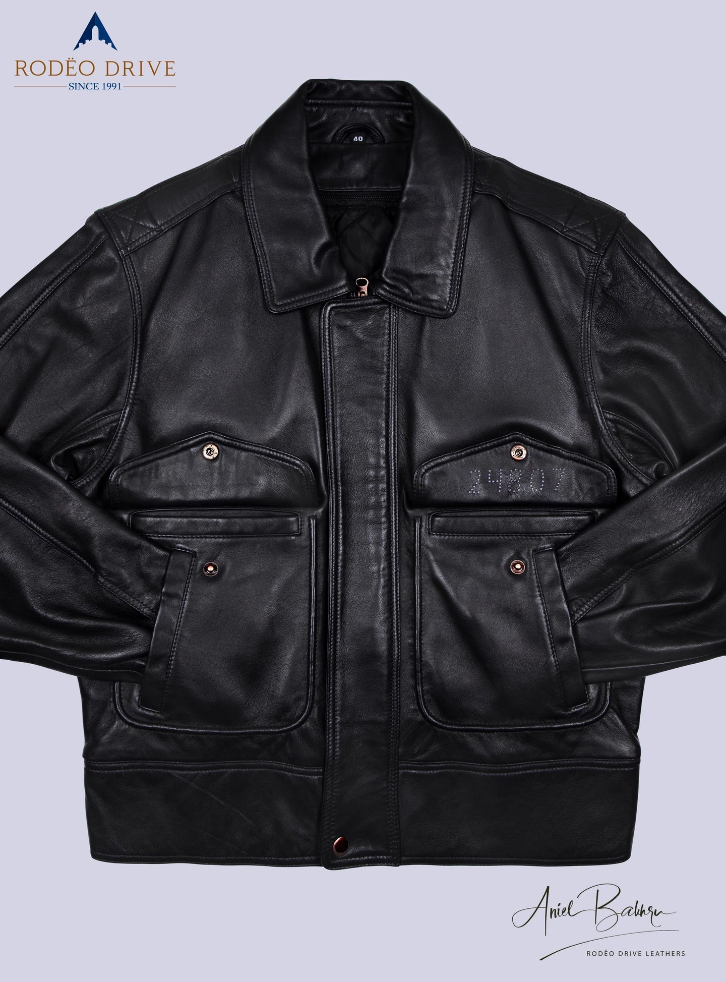 pocket view of SOUTHWEST UNIFORM LEATHER JACKETS WOMEN