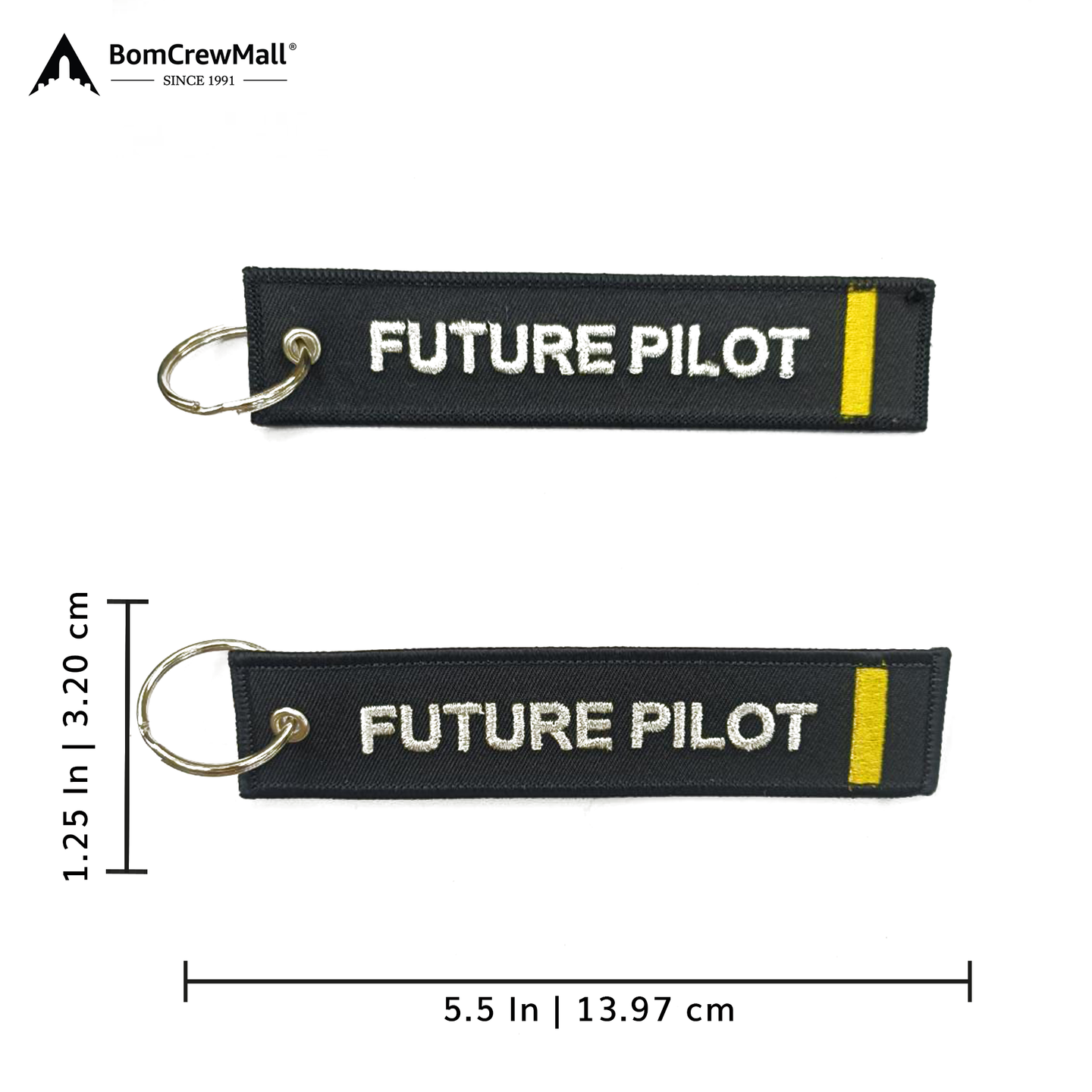 FUTURE PILOT EMBROIDERY BAG TAG