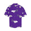 Front side image of FEDEX PURPLE HAWAIIAN SHIRT