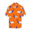 Back side image of FEDEX ORANGE HAWAIIAN SHIRT