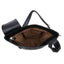 Open inside image of FLAT CROSS BODY HAND BAG. One big compartment and one small compartment visible.