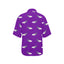 back of our MD11 WOMENS HAWAIIAN SHIRT PURPLE