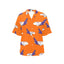 Fromt look of MD11 ORANGE WOMENS HAWAIIAN SHIRT