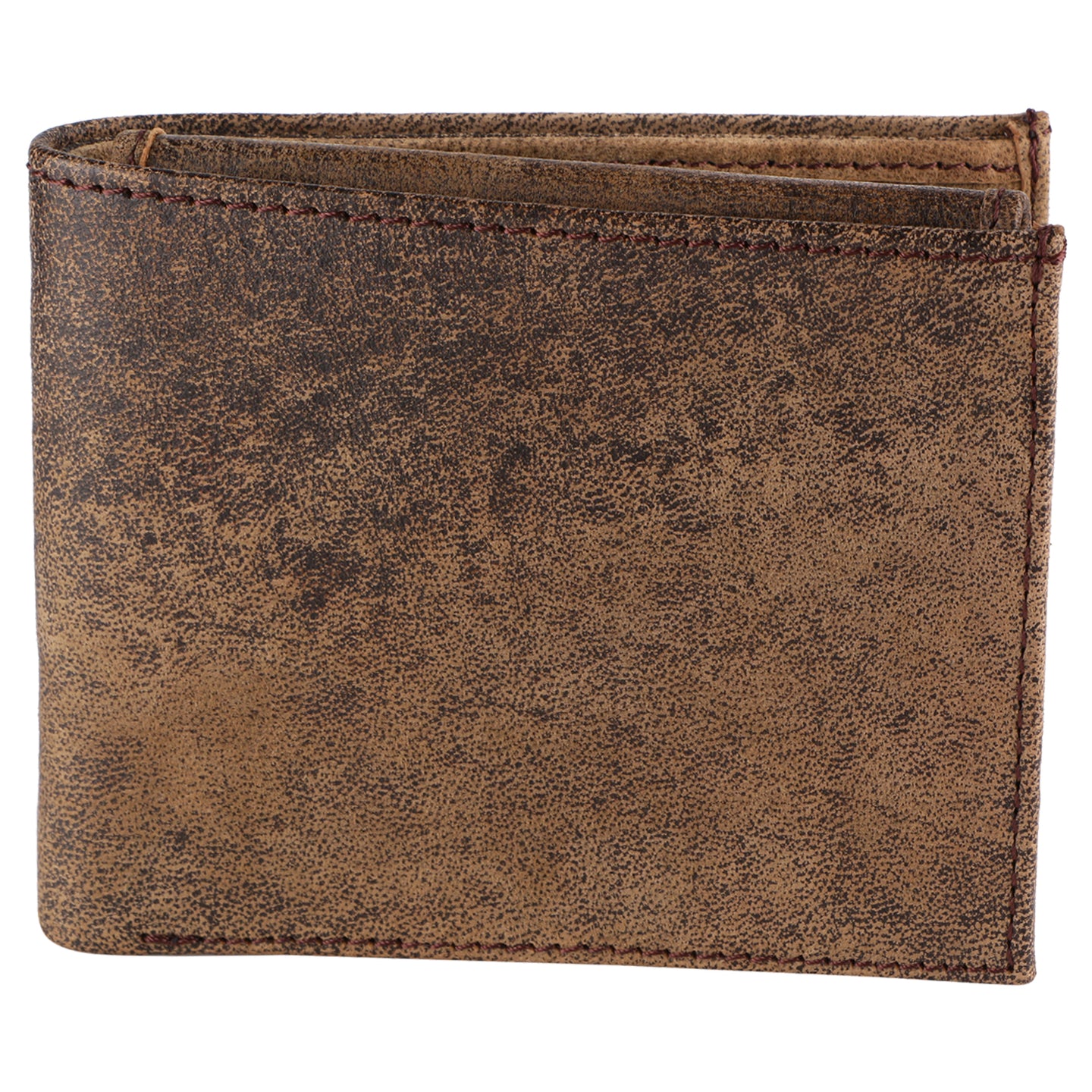 Front image of brown FRED HESS MENS WALLET