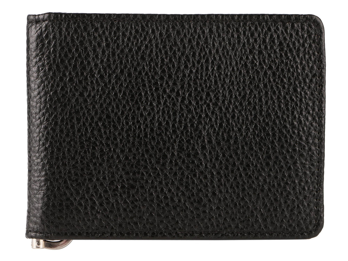 front image of black MONEY CLIP COMBAT WALLET