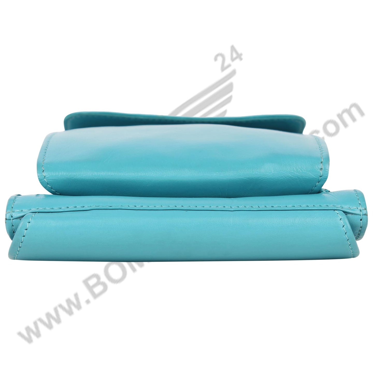 bottom view of MULTI POCKET CROSS BODY HAND BAG. It is quiet broad and look spacious.