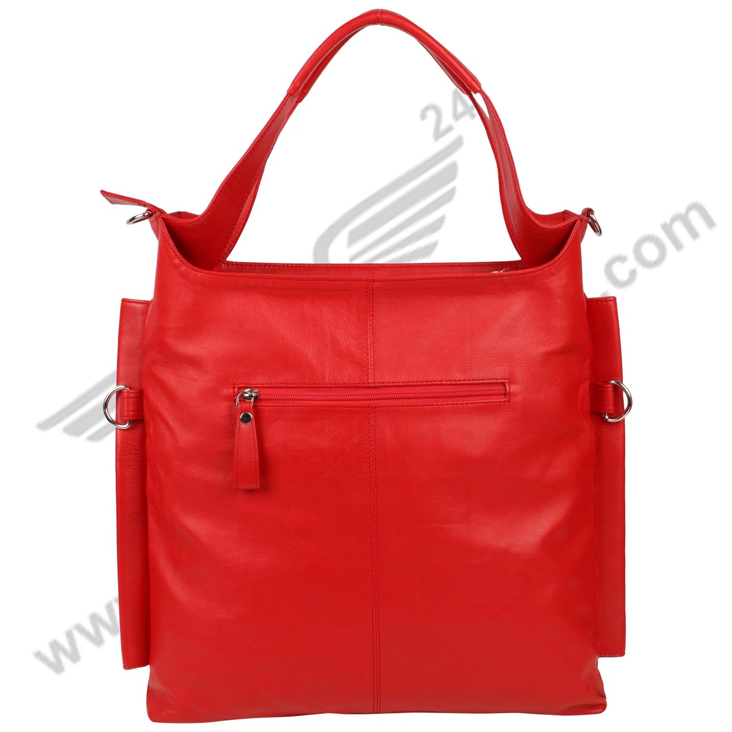 front image of red FER GAMO HAND BAG