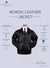 A complete anatomy of black Bomber Jacket