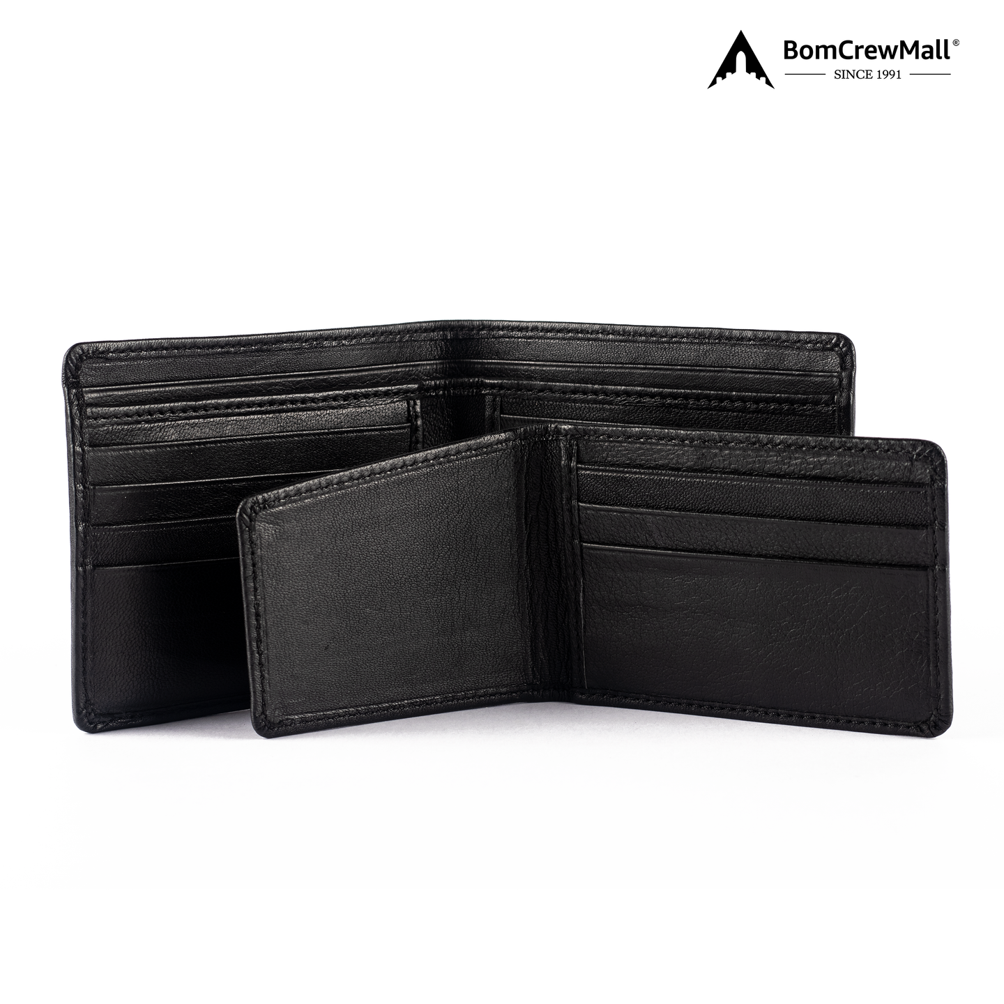 Image displays black Leather wallets
