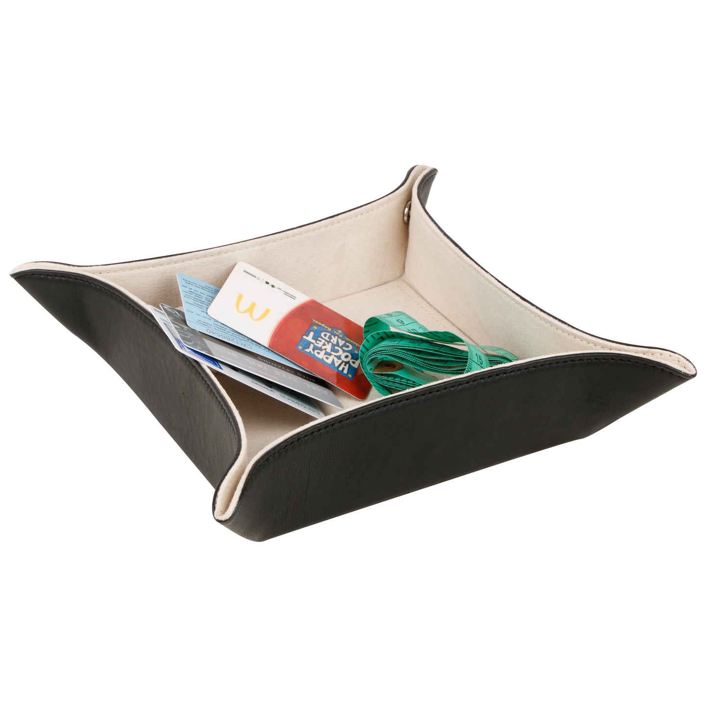 Image displays items stored in Travel tray