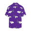 Back side image of FEDEX PURPLE HAWAIIAN SHIRT