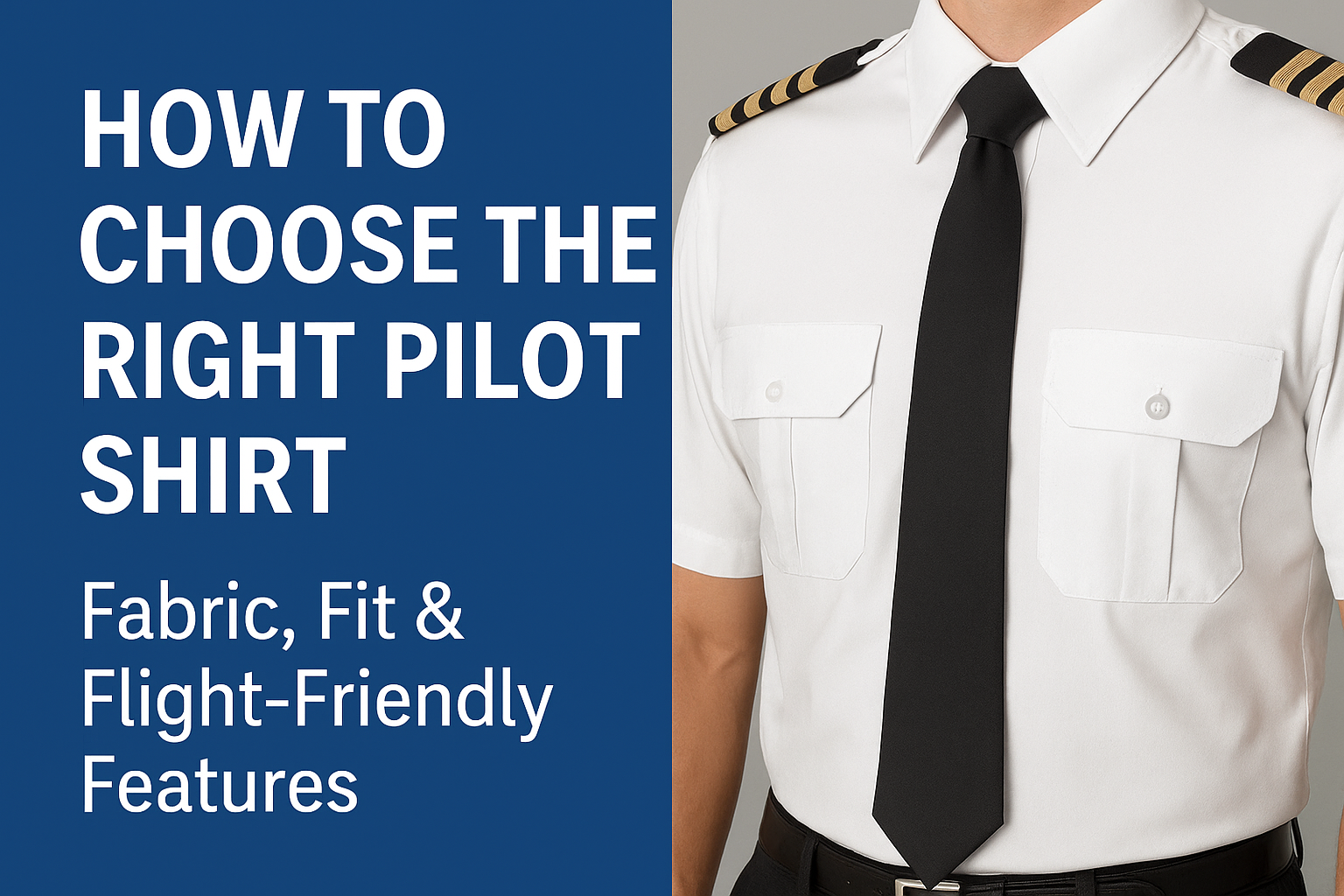 How to Choose the Right Pilot Shirt: Fabric, Fit & Flight-Friendly Features