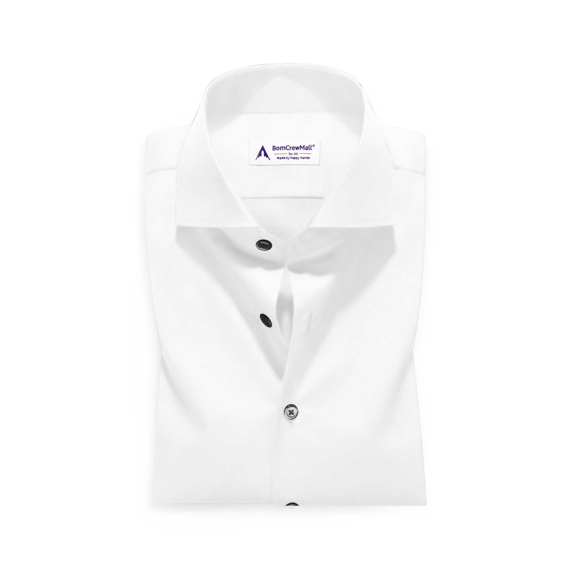 White in Dobby Print BT100204