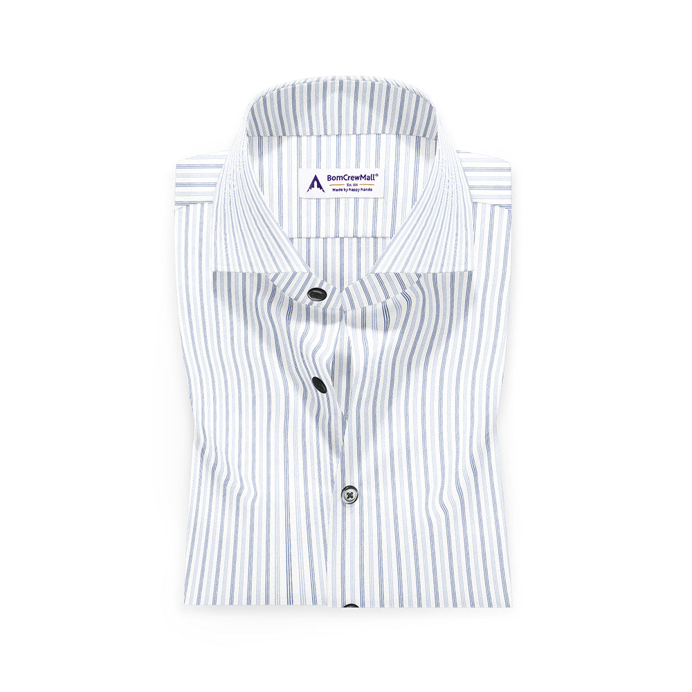 White n Blue in Stripes BT100231