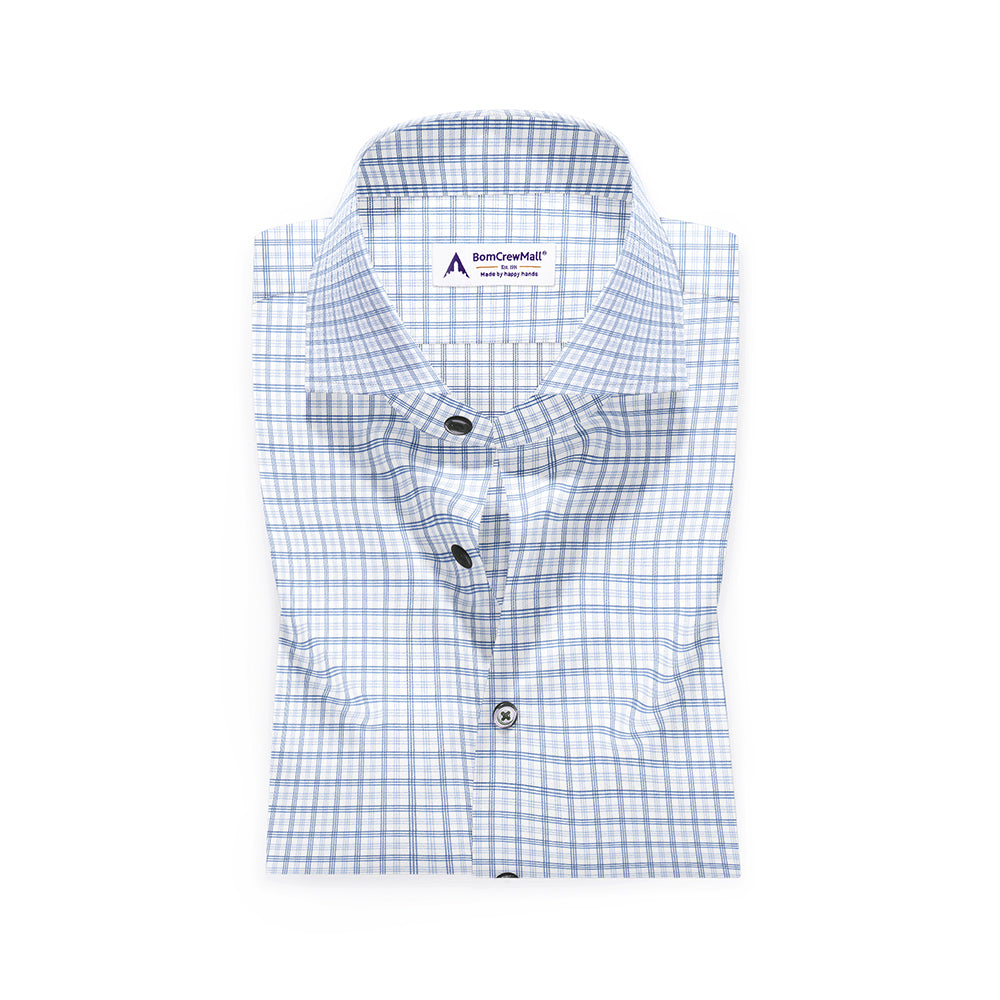 White n Blue in Stripes BT100230