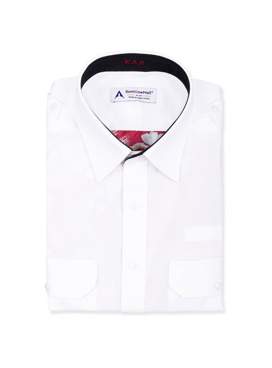 Custom Printed Fabric Pilot Shirt – Women’s