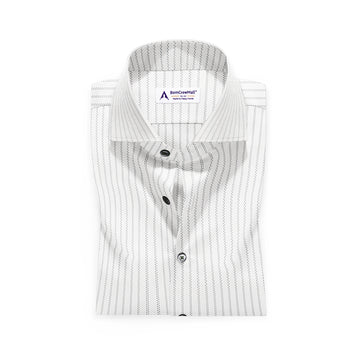 White n Gray Stripe BT100236