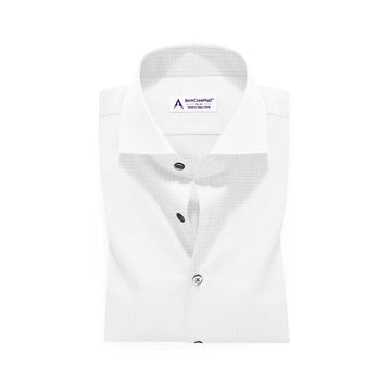 White in Dobby Print BT10062