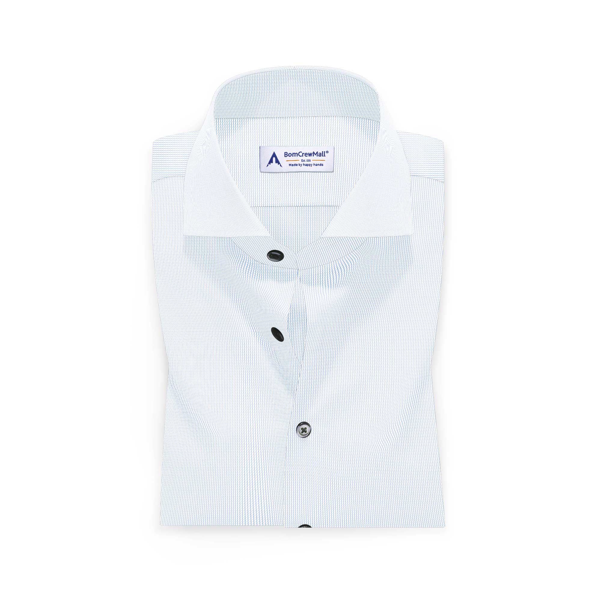 White n Blue in Stripes BT100259