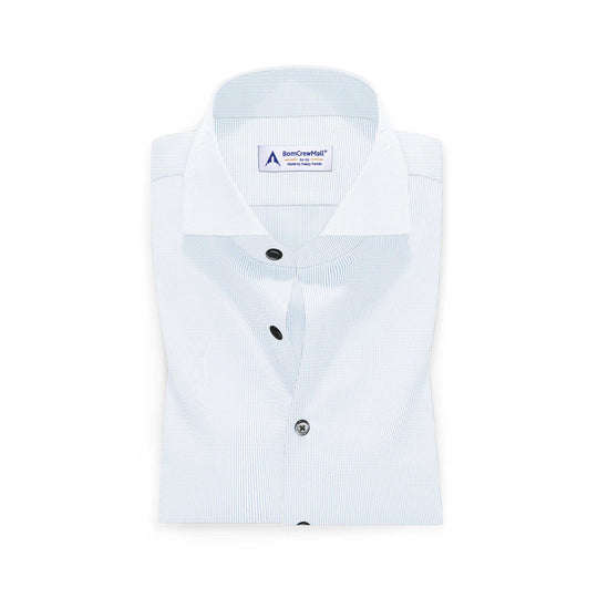 White n Blue in Stripes BT100259