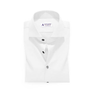 White in Dobby Print BT10063