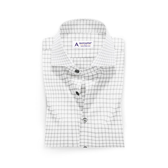 White n Gray in Stripes BT100235