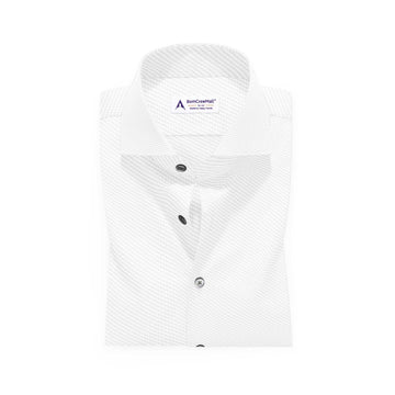 White in Dobby Print BT10067