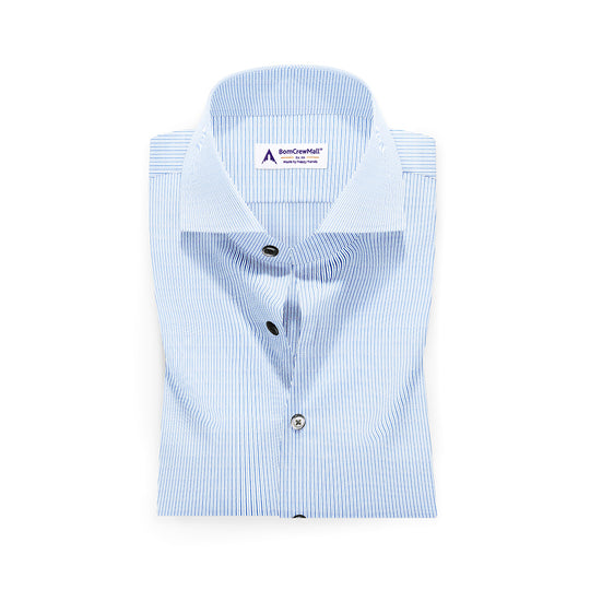 White n Blue in Stripes BT100229