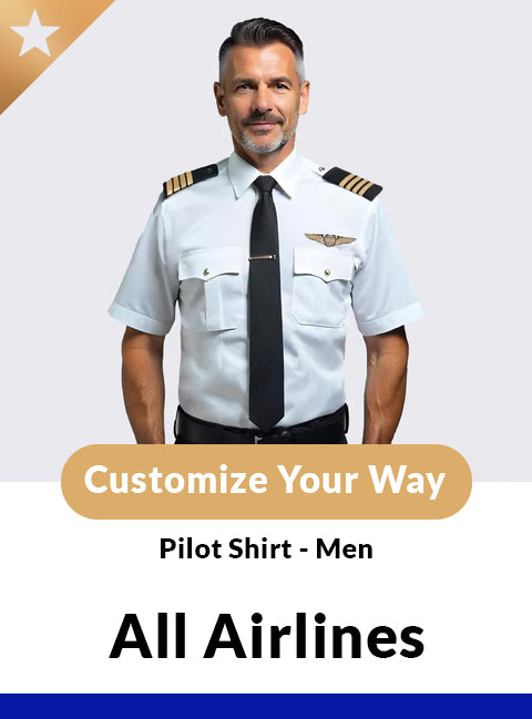 All Airlines Custom Pilot Shirt – Men’s Short Sleeve