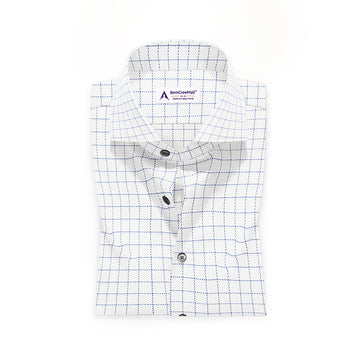 White n Blue in Stripes BT100242