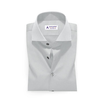 White n Gray in Dobby Print BT10071