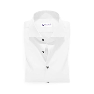 White in Dobby Print BT10079