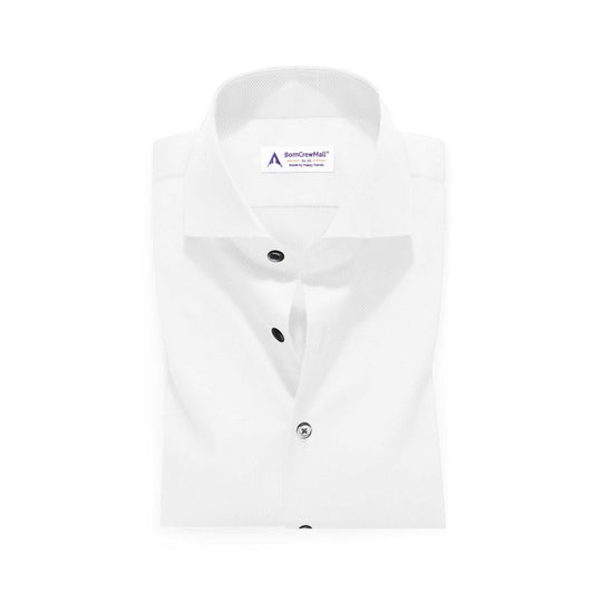 White in Dobby Print BT10079