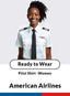 American Airlines Short Sleeve Standard Women's Pilot Shirt