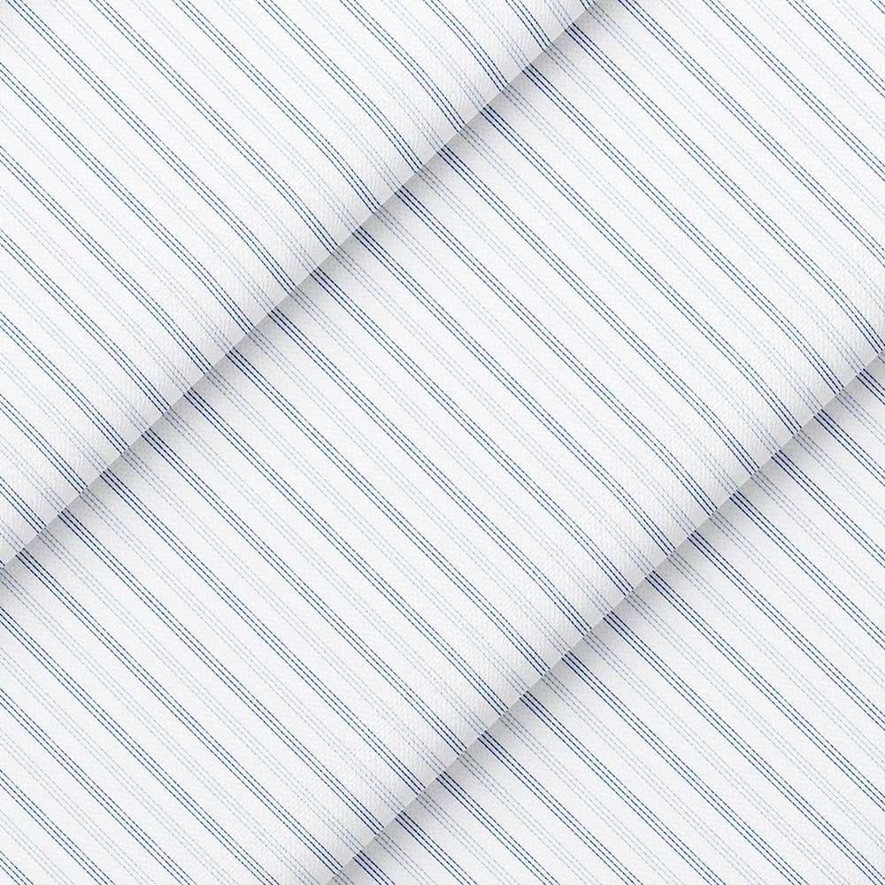 White n Blue in Stripes BT100231