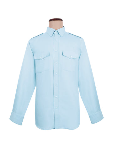 Cotton polyester pilot shirt